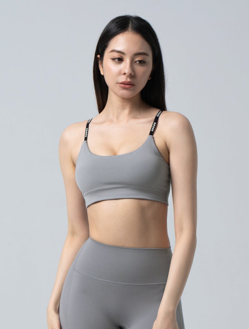 Doux™ 聚焦調節運動內衣 24 - 1 (淺灰) - AROAK 機能健身服飾 | 專為健人打造