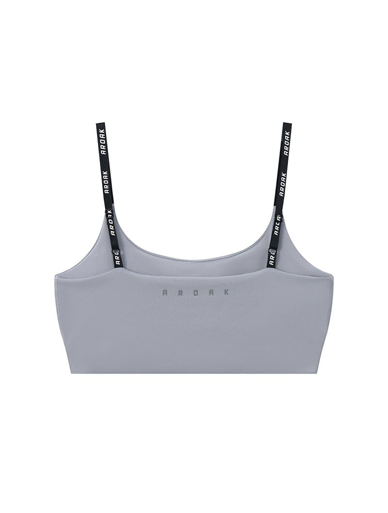 Doux™ 聚焦調節運動內衣 24 - 1 (淺灰) - AROAK 機能健身服飾 | 專為健人打造