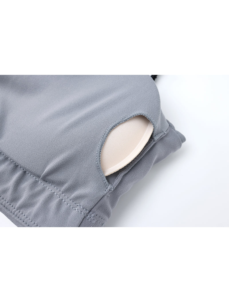 Doux™ 聚焦調節運動內衣 24 - 1 (淺灰) - AROAK 機能健身服飾 | 專為健人打造