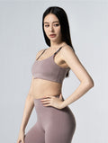 Doux™ 聚焦調節運動內衣 24 - 1 (煙燻粉) - AROAK 機能健身服飾 | 專為健人打造
