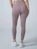 Doux™ 雕塑流線側口袋瑜珈褲25 - 2 (煙燻粉) - AROAK 機能健身服飾 | 專為健人打造