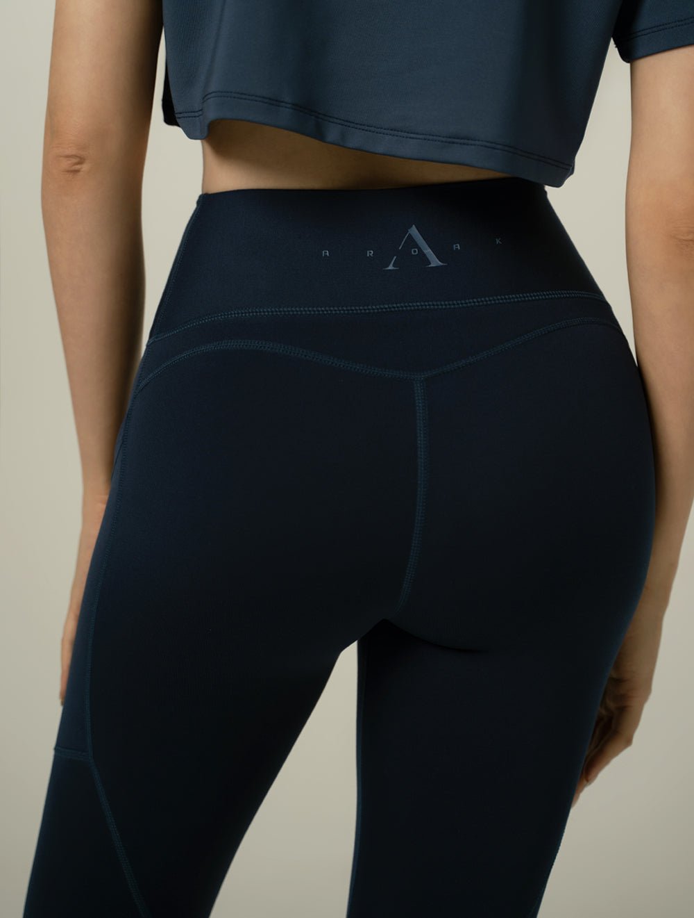 Doux™ 雕塑流線側口袋瑜珈褲25 - 2 (藍紫) - AROAK 機能健身服飾 | 專為健人打造