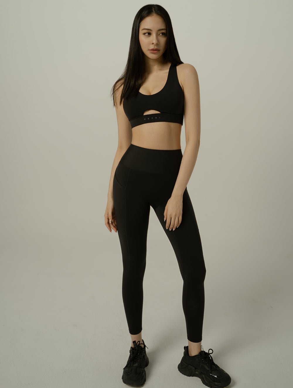 Doux™ 雕塑流線側口袋瑜珈褲25 - 2 (藍紫) - AROAK 機能健身服飾 | 專為健人打造