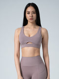 Doux™ 律動交織Bra Top (煙燻粉)25 - 2 - AROAK 機能健身服飾 | 專為健人打造