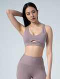 Doux™ 律動交織Bra Top (煙燻粉)25 - 2 - AROAK 機能健身服飾 | 專為健人打造