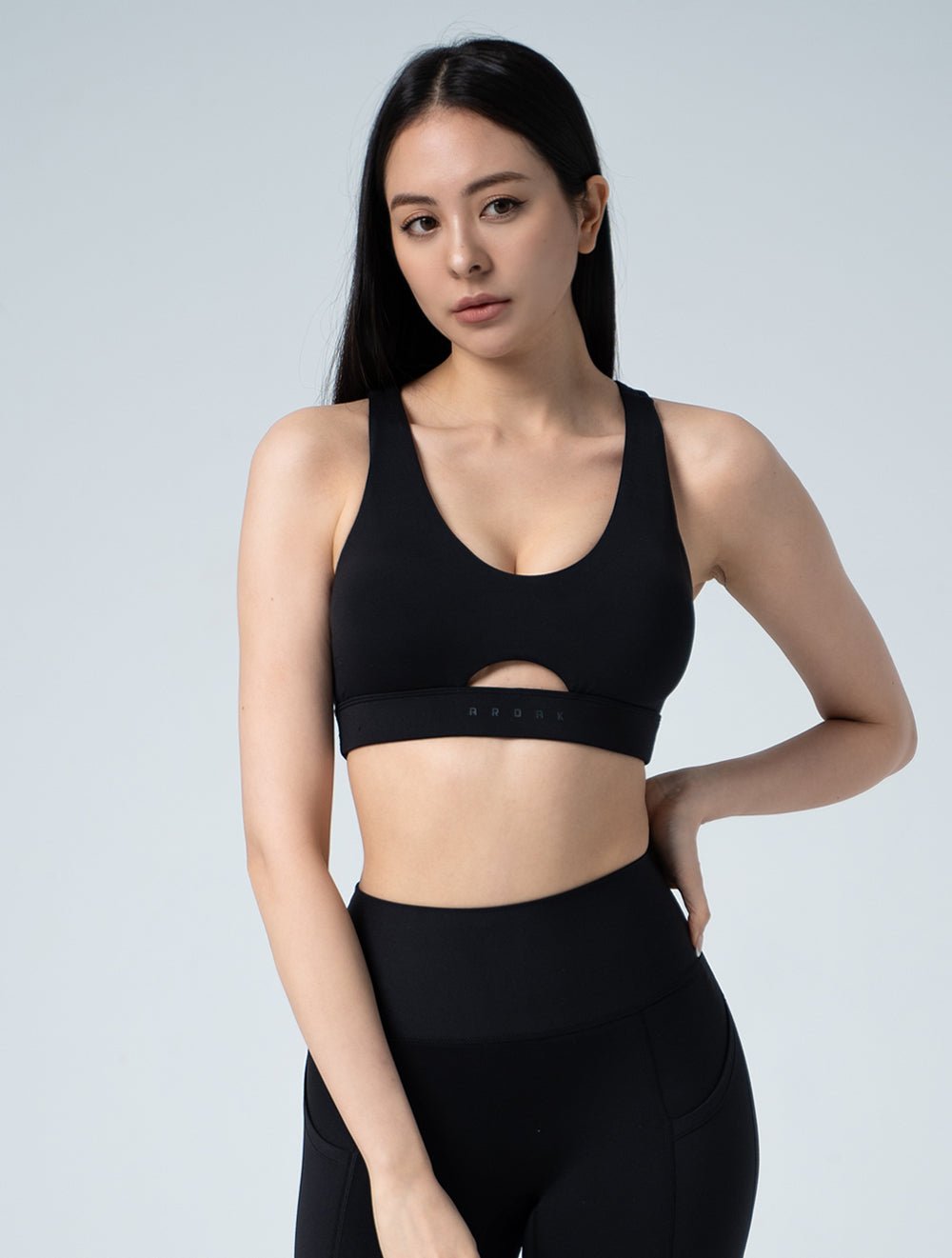 Doux™ 律動交織Bra Top (黑)25 - 2 - AROAK 機能健身服飾 | 專為健人打造