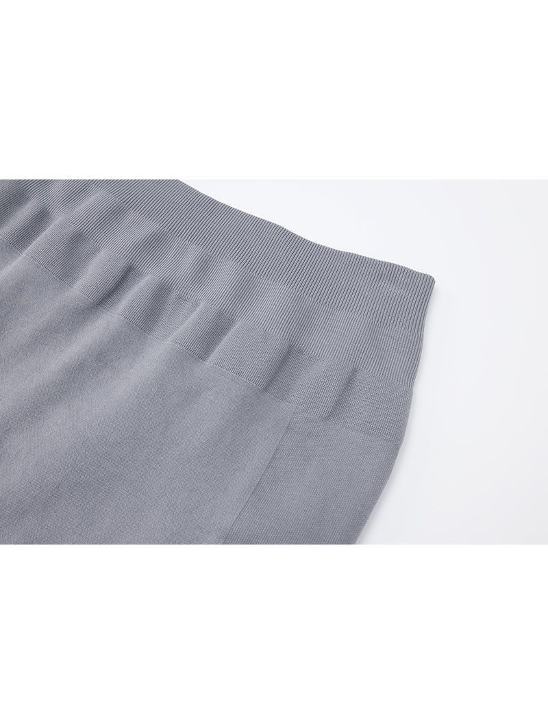 Fluid™無縫抽皺翹臀3分瑜珈褲 24 - 1 (奶茶杏) - AROAK 機能健身服飾 | 專為健人打造