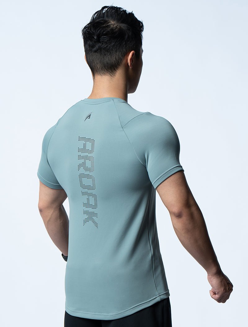 FluxFit™ 機能訓練短袖上衣 (別墅綠) - AROAK 機能健身服飾 | 專為健人打造