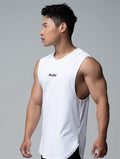 FluxFit™ LOGO沖孔訓練背心 (白) - AROAK 機能健身服飾 | 專為健人打造
