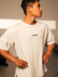 FluxFit™ LOGO沖孔OVERSIZED訓練上衣 (黑) - AROAK 機能健身服飾 | 專為健人打造