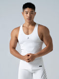 HyperSkin™ 緊身背心 (白) - AROAK 機能健身服飾 | 專為健人打造