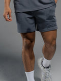 立體 LOGO 休閒短褲 (黑) - AROAK 機能健身服飾 | 專為健人打造
