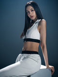 Lumin™ Polo美型領前拉式Bra Top 25 - 1 (黑) - AROAK 機能健身服飾 | 專為健人打造