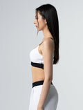 Lumin™ Xross鬆緊美背BraTop 25 - 1 (白) - AROAK 機能健身服飾 | 專為健人打造