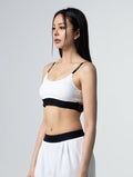 Lumin™ Xross鬆緊美背BraTop 25 - 1 (白) - AROAK 機能健身服飾 | 專為健人打造