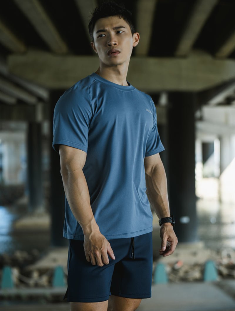 NAP™ - Pure 親膚機能寬鬆短袖上衣 (藕粉) - AROAK 機能健身服飾 | 專為健人打造