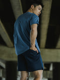NAP™ - Pure親膚機能寬鬆短袖上衣 (灰藍) - AROAK 機能健身服飾 | 專為健人打造