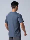 NAP™ - Pure親膚機能寬鬆短袖上衣 (灰藍) - AROAK 機能健身服飾 | 專為健人打造