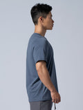 NAP™ - Pure親膚機能寬鬆短袖上衣 (灰藍) - AROAK 機能健身服飾 | 專為健人打造