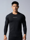 NAP™ - Twist 極致觸感流線動能上衣 (麻花黑) - AROAK 機能健身服飾 | 專為健人打造