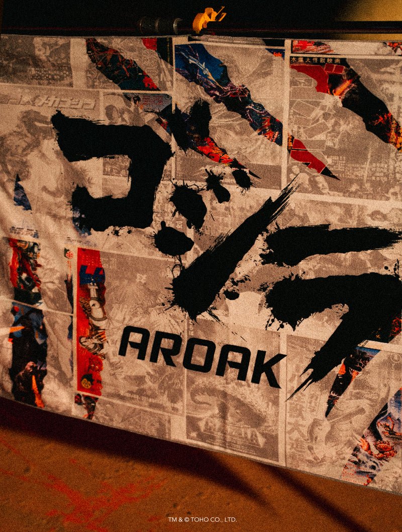 哥吉拉大浴巾 (全彩) - AROAK 機能健身服飾 | 專為健人打造