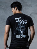 哥吉拉不朽王者機能短袖上衣 (黑) - AROAK 機能健身服飾 | 專為健人打造