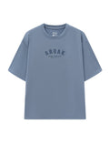 SIRO™ - AP 發泡OVERSIZED機能SIRO短袖上衣 (灰藍) - AROAK 機能健身服飾 | 專為健人打造