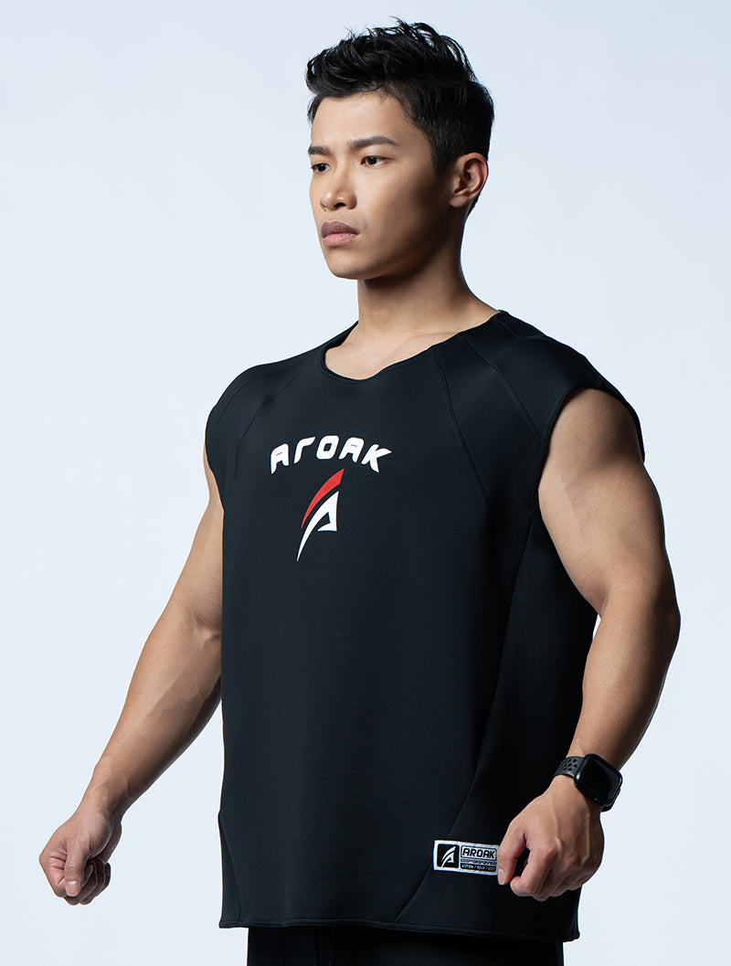 AirFlex™ 征服之道寬肩背心 (黑)