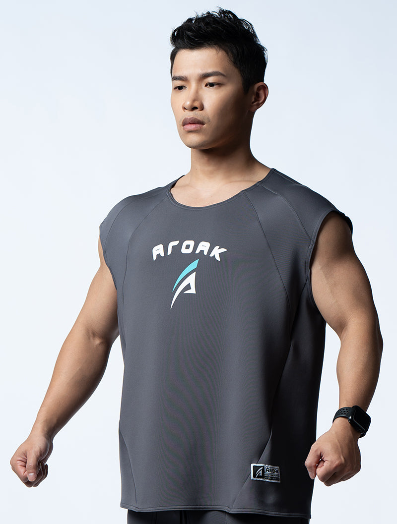 AirFlex™ 征服之道寬肩背心 (鐵灰)