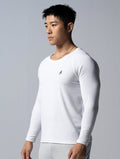 TENCEL™ - RIB 極簡肌感上衣 (白) - AROAK 機能健身服飾 | 專為健人打造