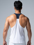 TENCEL™-SGL 休閒挖背背心 (白) - AROAK 機能健身服飾 | 專為健人打造