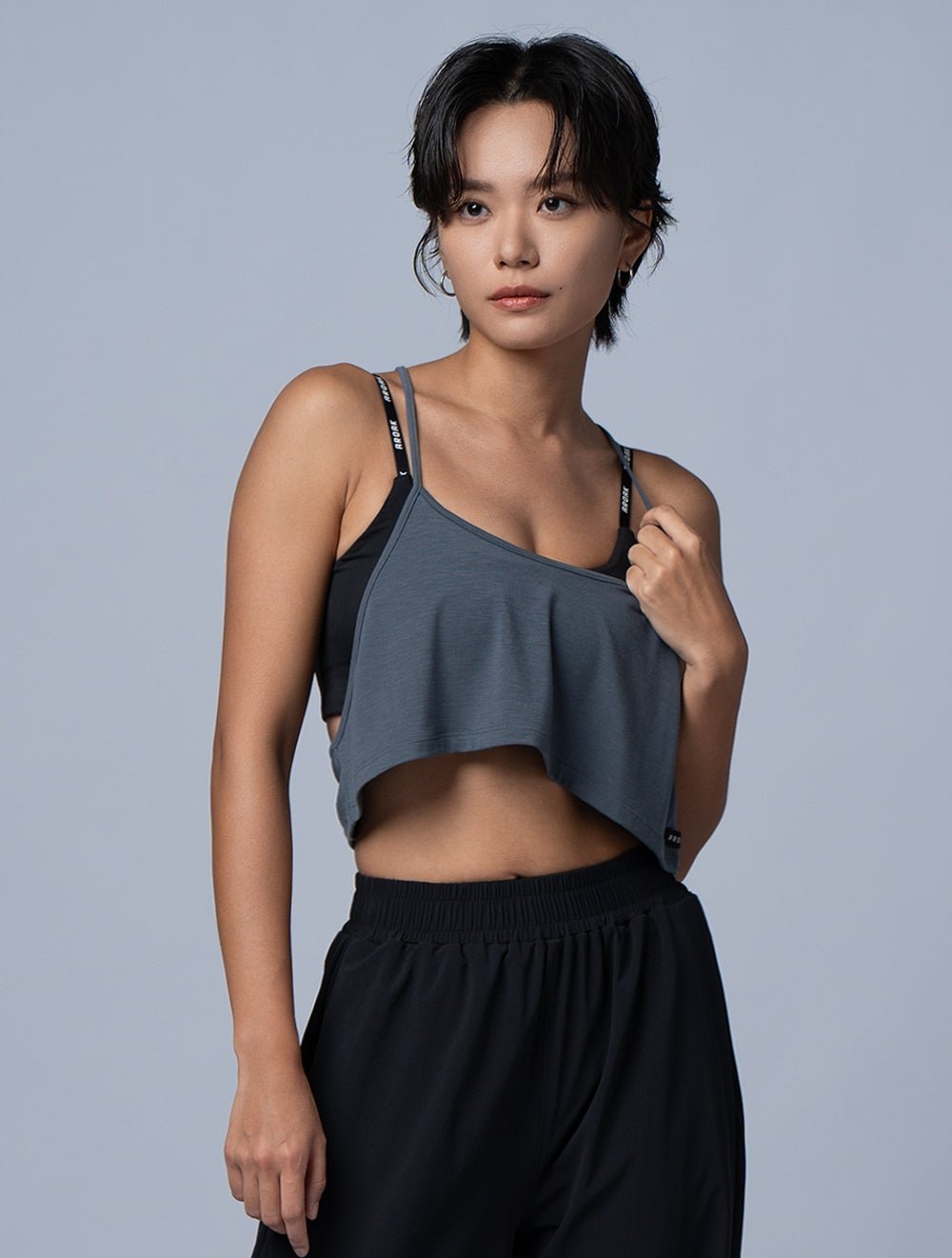 TENCEL™-SGL 交織外罩背心 (水泥灰) - AROAK 機能健身服飾 | 專為健人打造