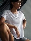 TENCEL™-SGL 立線剪接上衣 (黑) - AROAK 機能健身服飾 | 專為健人打造