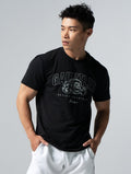 TENCEL™ - SGL 獅王覺醒短袖上衣 (黑) - AROAK 機能健身服飾 | 專為健人打造