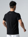 TENCEL™ - SGL 獅王覺醒短袖上衣 (黑) - AROAK 機能健身服飾 | 專為健人打造