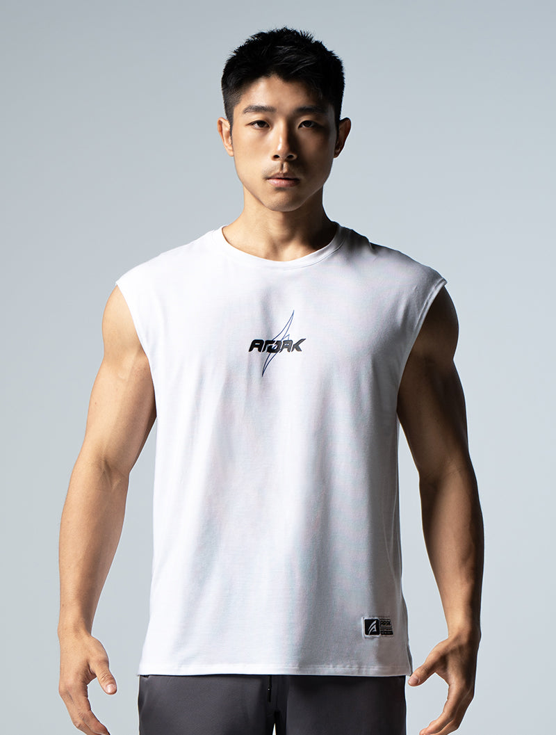 TENCEL™-SGL 星耀落肩背心 (白)-5/9陸續出貨