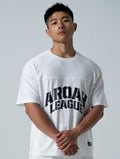 TuckAir™ OVERSIZED 休閒短袖上衣 (白) - AROAK 機能健身服飾 | 專為健人打造