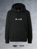 哥吉拉VS.機械哥吉拉休閒連帽上衣 (黑) - AROAK 機能健身服飾 | 專為健人打造