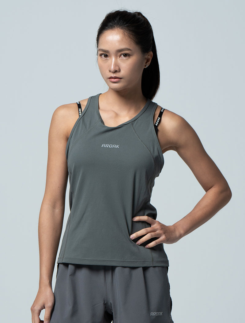 Airy™ Lightweight Functional Shoulder Vest (Rhino Grey) 