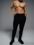 Wafflux™ 雲感錐型長褲 (黑) - AROAK 機能健身服飾 | 專為健人打造