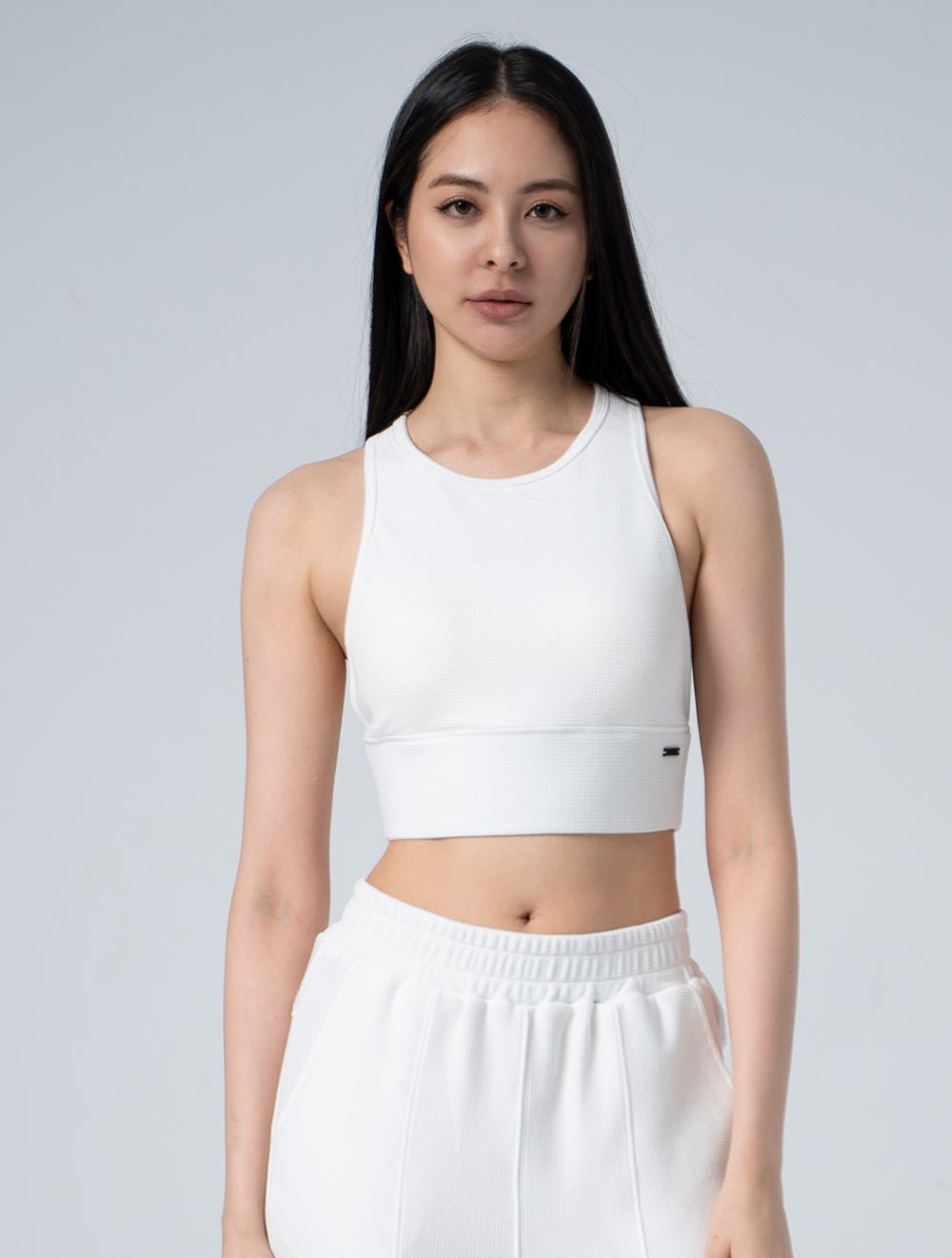 Wafflux™ 雲感彈力肌感 Bra Top 25 - 2 (白) - AROAK 機能健身服飾 | 專為健人打造