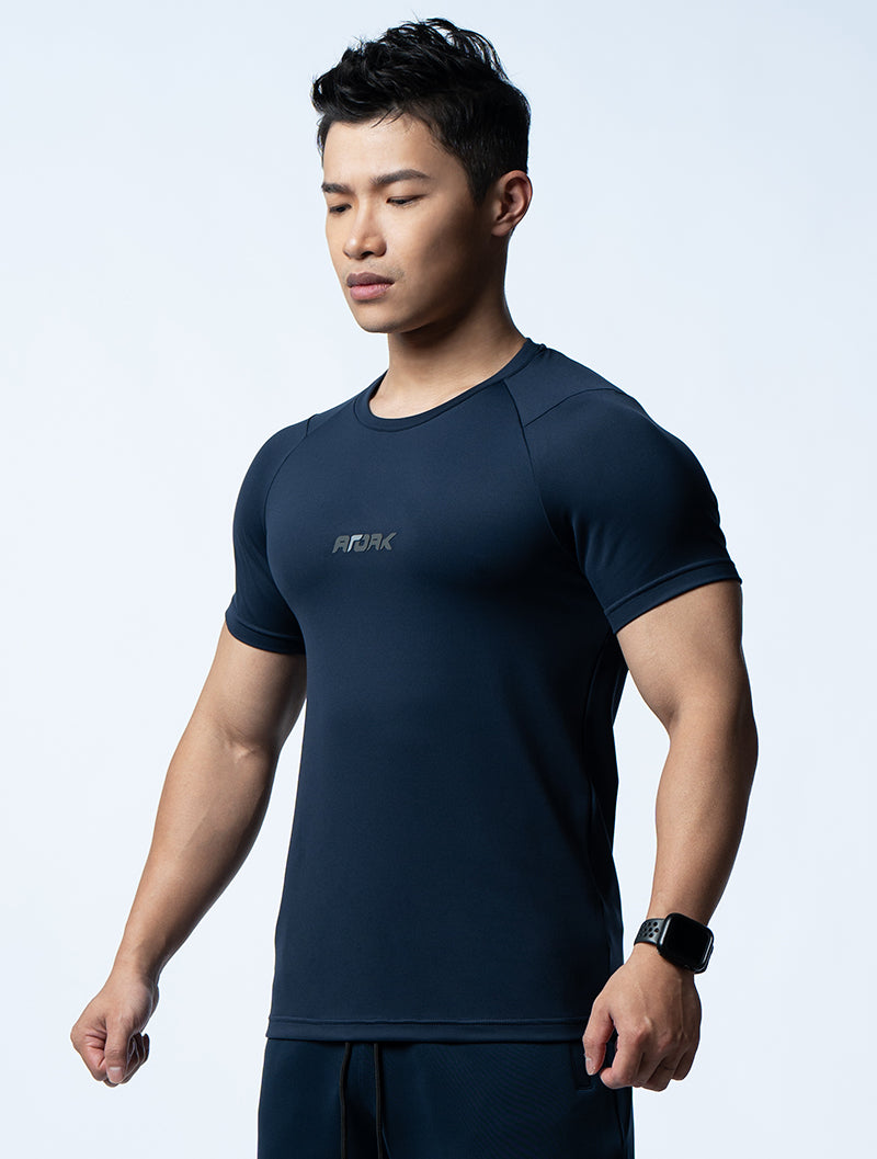FluxFit™ 機能訓練短袖上衣 (英雄藍)